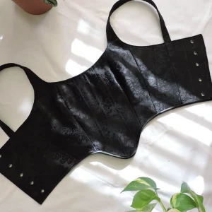 Corset Brocado Negro